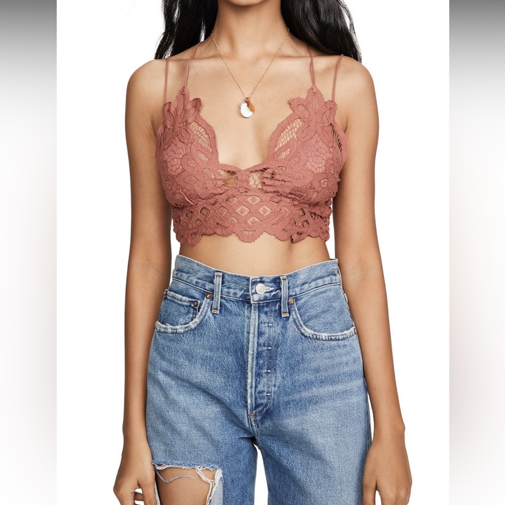 Free People Dusty Rose Bralette 🌸 Size M